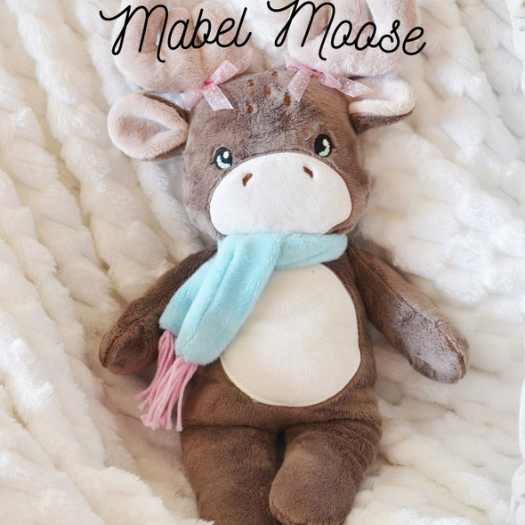 In the Hoop Mabel The Moose Plush Doll Machine Embroidery Design