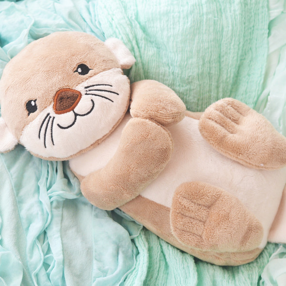 Opal Otter Plushie Machine Embroidery Design for Birthday gift