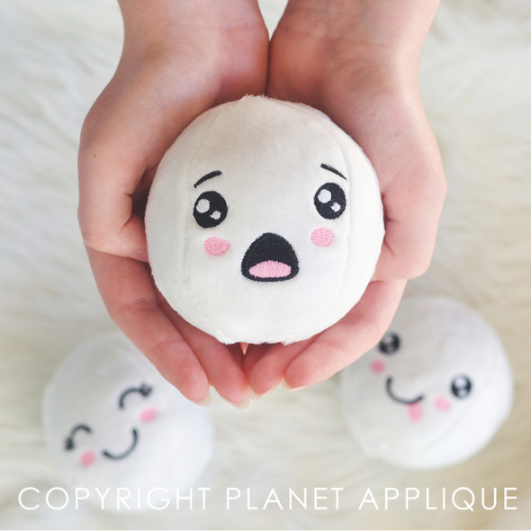 In the Hoop Silly Snowballs Embroidery Design