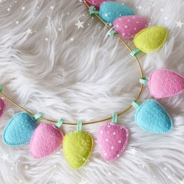 Christmas Tree Plushie Machine Embroidery Design Instant Download