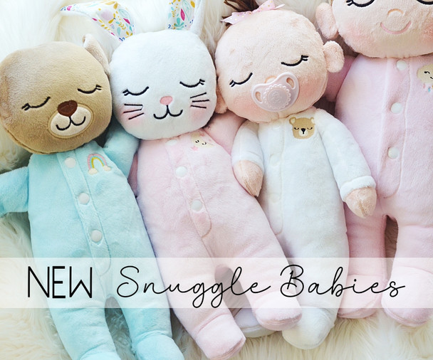 In the Hoop Snuggle Babies Doll Machine Embroidery Design