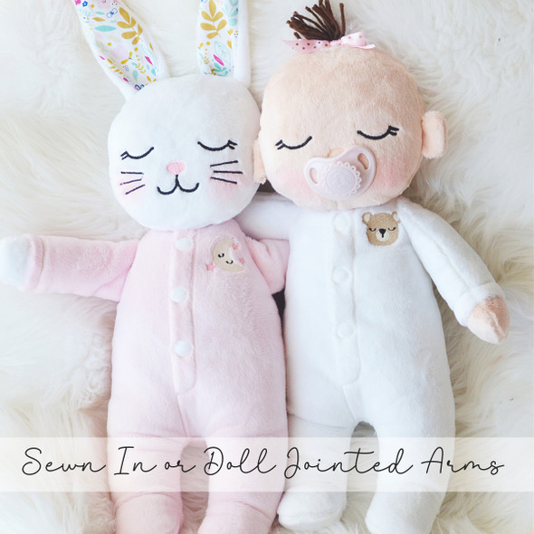 In the Hoop Snuggle Babies Doll Machine Embroidery Design