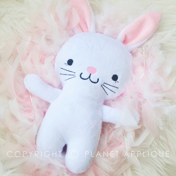 In the Hoop Thumper Bunny Plush Machine Embroidery Design