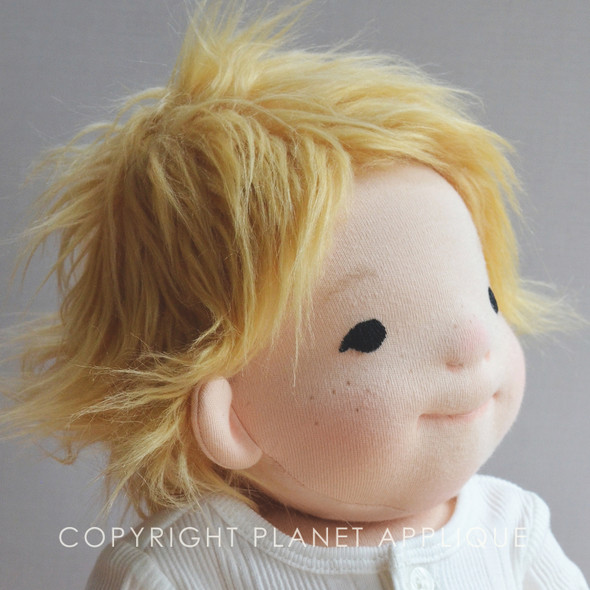 In the Hoop William Cloth Doll Machine Embroidery Design