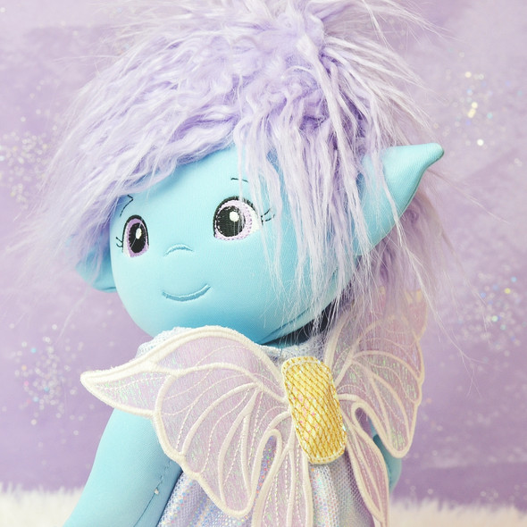 In the Hoop Posable Willow Fairy Baby Doll Machine Embroidery Design