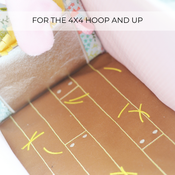 Horse Pony Cow Stable Project Machine Embroidery Designs for Instant Download